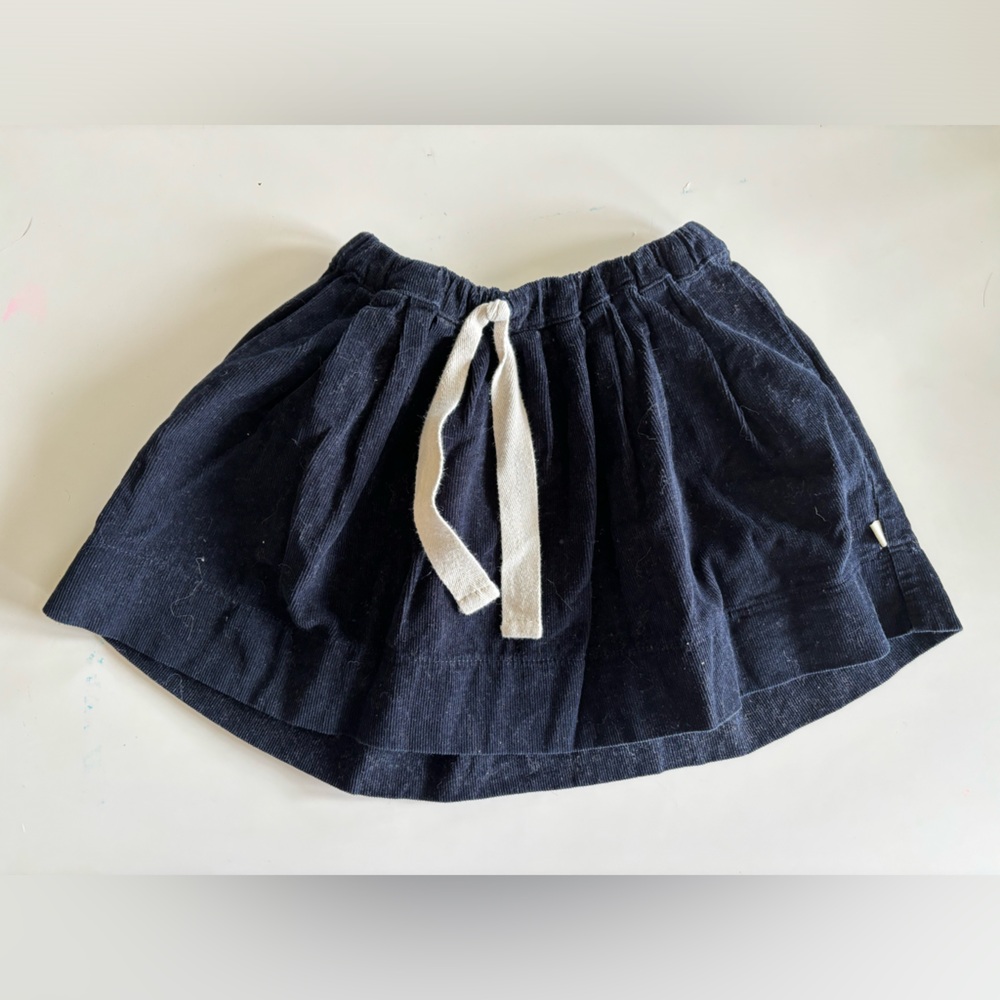 Alice à Paris black velvet skirt